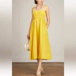 Ulla Johnson Lartitia Sundress Cotton Midi Dress